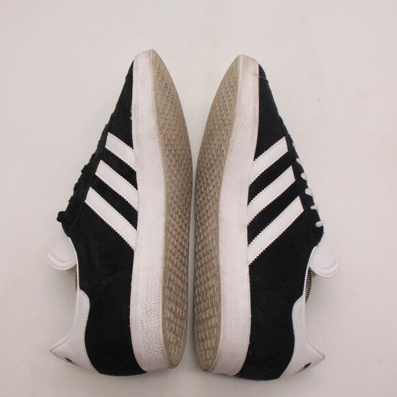 Adidas Originals Gazelle Men's Size 11.5 Black White Athletic Suede Sneakers - Picture 6 of 9